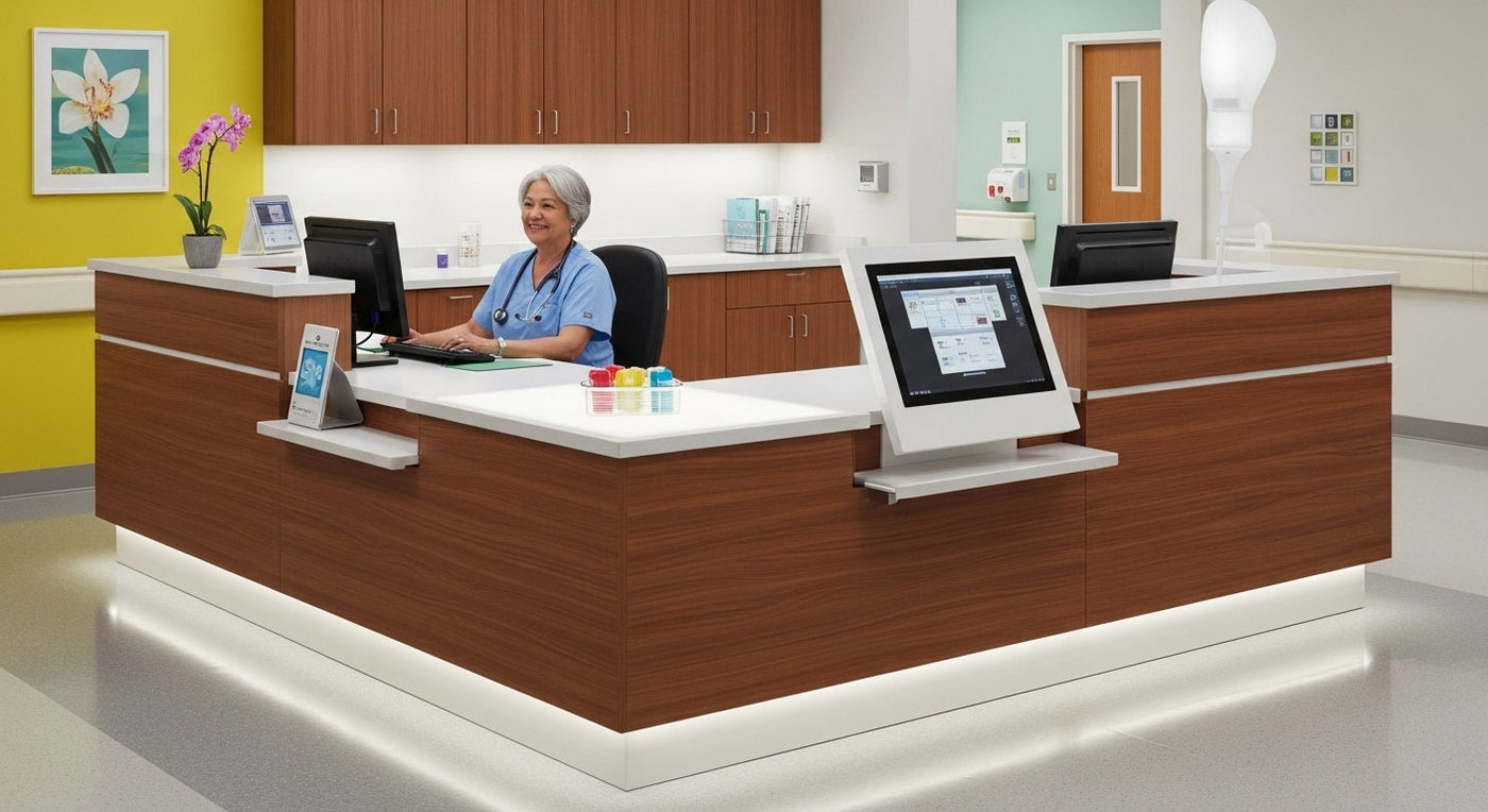 Modern Medical Office Cabinet Remodeling in Miami & North Miami – Tailored, Hygienic, and Built to Last