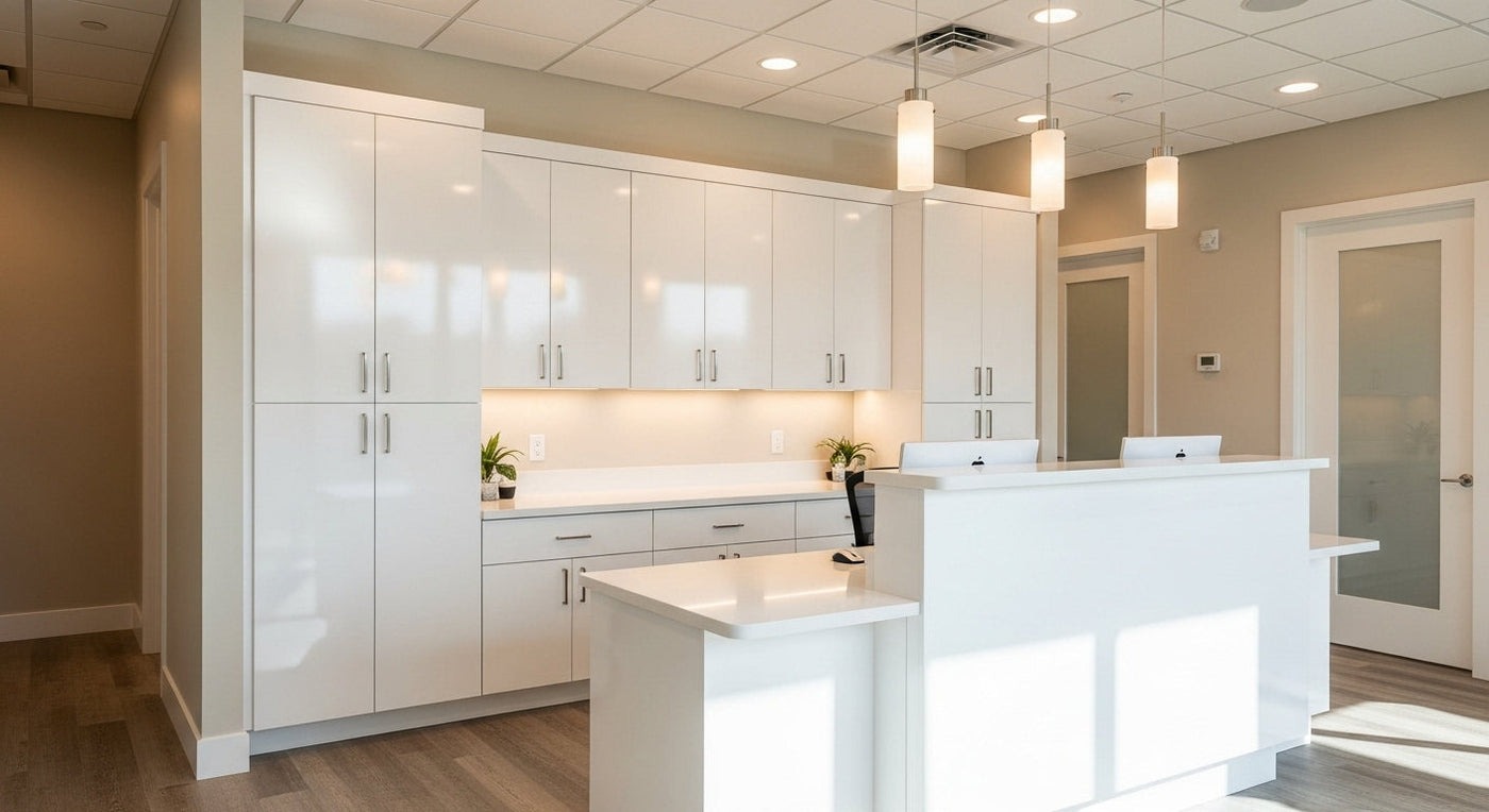 Calming Color Psychology in Cabinet Design: Creating Comfort in Fort Lauderdale Medical Offices